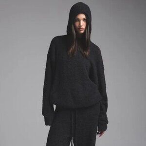 SKIMS Black Fleece Hoodie